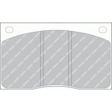 FDB817 FERODO Комплект тормозных колодок, дисковый тормоз