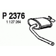 P2376 FENNO Глушитель выхлопных газов конечный
