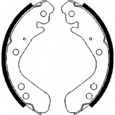 BS1123 QUINTON HAZELL Комплект тормозных колодок