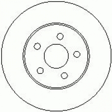 6607 10 KAWE Тормозной диск