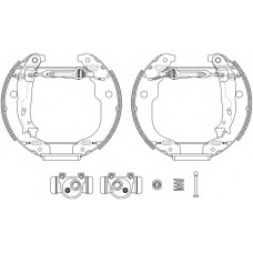 8DB 355 022-951 HELLA Комплект тормозных колодок