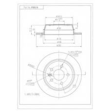 FBD216 FI.BA Тормозной диск