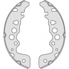 M813 MGA Комплект тормозных колодок