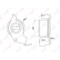 PB1040 LYNX Ролик натяжной