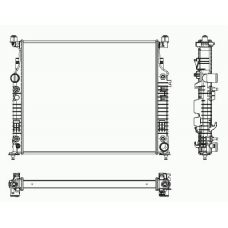 RA0170940 J. DEUS Радиатор, охлаждение двигателя