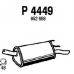 P4449 FENNO Глушитель выхлопных газов конечный