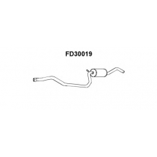 FD30019 VENEPORTE Средний глушитель выхлопных газов