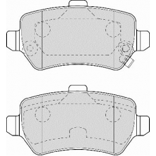 FD6955N NECTO Комплект тормозных колодок, дисковый тормоз