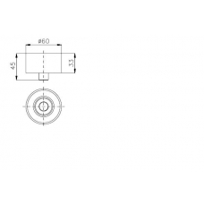 TKR 9857 TIMKEN Натяжной ролик, ремень грм