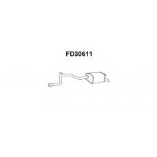 FD30611 VENEPORTE Глушитель выхлопных газов конечный