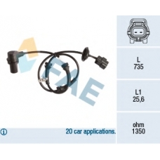 78148 FAE Датчик, частота вращения колеса