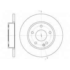 D6526.00 WOKING Тормозной диск