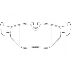 WBP20995A WAGNER LOCKHEED Комплект тормозных колодок, дисковый тормоз