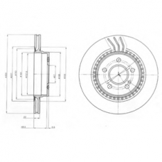 BG4226 DELPHI Тормозной диск