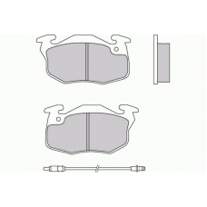 12-0269 E.T.F. Комплект тормозных колодок, дисковый тормоз