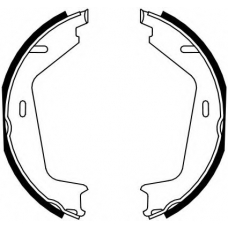 FSB4130 FERODO Комплект тормозных колодок, стояночная тормозная с