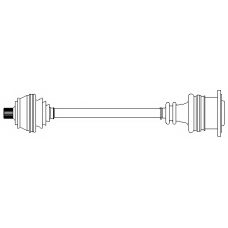 17-1086 METELLI Приводной вал
