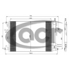 300677 ACR Конденсатор, кондиционер