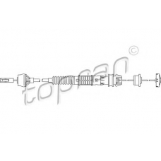 722 119 TOPRAN Трос, управление сцеплением
