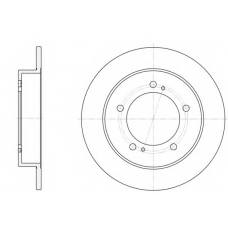 6331 00 KAWE Тормозной диск