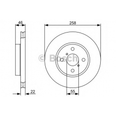 0 986 479 C06 BOSCH Тормозной диск
