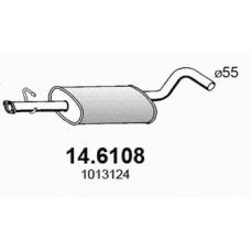 14.6108 ASSO Средний глушитель выхлопных газов