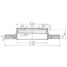 BSF5147 QUINTON HAZELL Тормозной диск