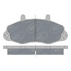 SP 173 SCT Комплект тормозных колодок, дисковый тормоз