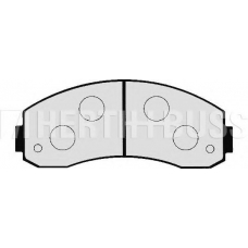 J3600325 NIPPARTS Комплект тормозных колодок, дисковый тормоз