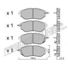 779.0 TRUSTING Комплект тормозных колодок, дисковый тормоз