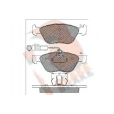 RB1125 R BRAKE Комплект тормозных колодок, дисковый тормоз