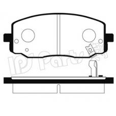 IBD-1K12 IPS Parts Комплект тормозных колодок, дисковый тормоз