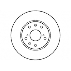 NBD1444 NATIONAL Тормозной диск