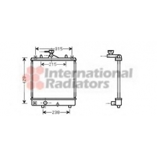 37002330 VAN WEZEL Радиатор, охлаждение двигателя