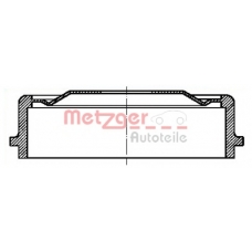 BT 725 METZGER Тормозной барабан