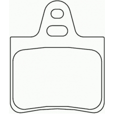 P 61 037 BREMBO Комплект тормозных колодок, дисковый тормоз