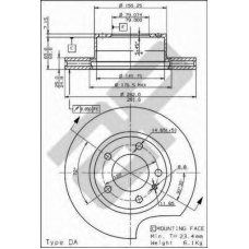 24384 AP Тормозной диск