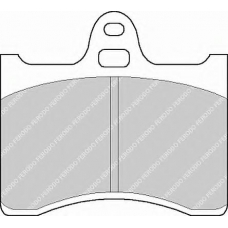 FDB196 FERODO Комплект тормозных колодок, дисковый тормоз