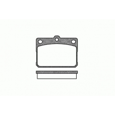 0079.20 REMSA Комплект тормозных колодок, дисковый тормоз