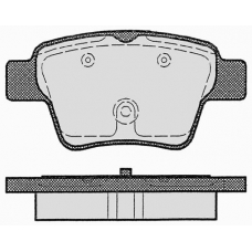 841.0 RAICAM Комплект тормозных колодок, дисковый тормоз