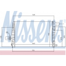 96706 NISSENS Интеркулер
