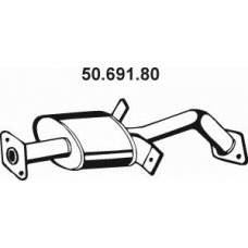 50.691.80 EBERSPACHER Средний глушитель выхлопных газов