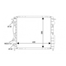 QER2282 QUINTON HAZELL Радиатор, охлаждение двигателя