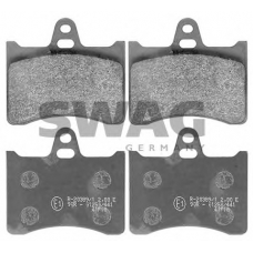 64 11 6036 SWAG Комплект тормозных колодок, дисковый тормоз