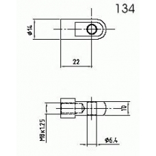 840261 QUINTON HAZELL Газовая пружина, капот