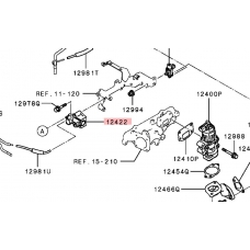 8657A156 MITSUBISHI Клапан регулятор вакуумный турбины KL6T 4N14