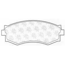 BP862 QH Benelux Комплект тормозных колодок, дисковый тормоз