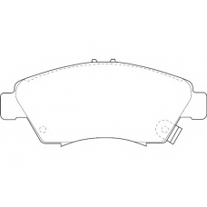 WBP21694A WAGNER LOCKHEED Комплект тормозных колодок, дисковый тормоз