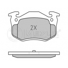 025 209 7311/PD MEYLE Комплект тормозных колодок, дисковый тормоз