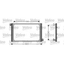 818069 VALEO Конденсатор, кондиционер